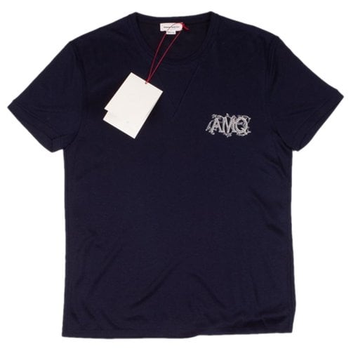 Pre-owned Alexander Mcqueen T-shirt In Blue
