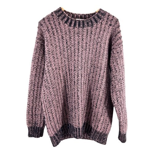 Pre-owned Ferragamo Wool Sweatshirt In Purple