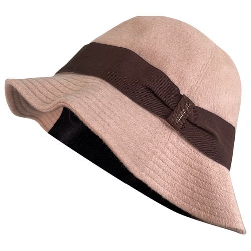 Pre-owned Borsalino Cashmere Hat In Beige