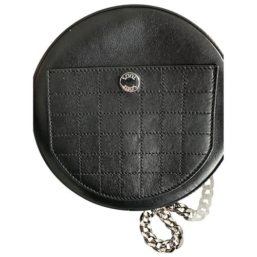 Pre-owned Tod's Pony-style Calfskin Crossbody Bag In Black