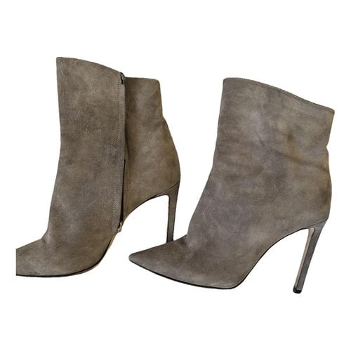 Pre-owned Jimmy Choo Boots In Grey