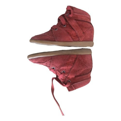 Pre-owned Isabel Marant Betty Trainers In Red
