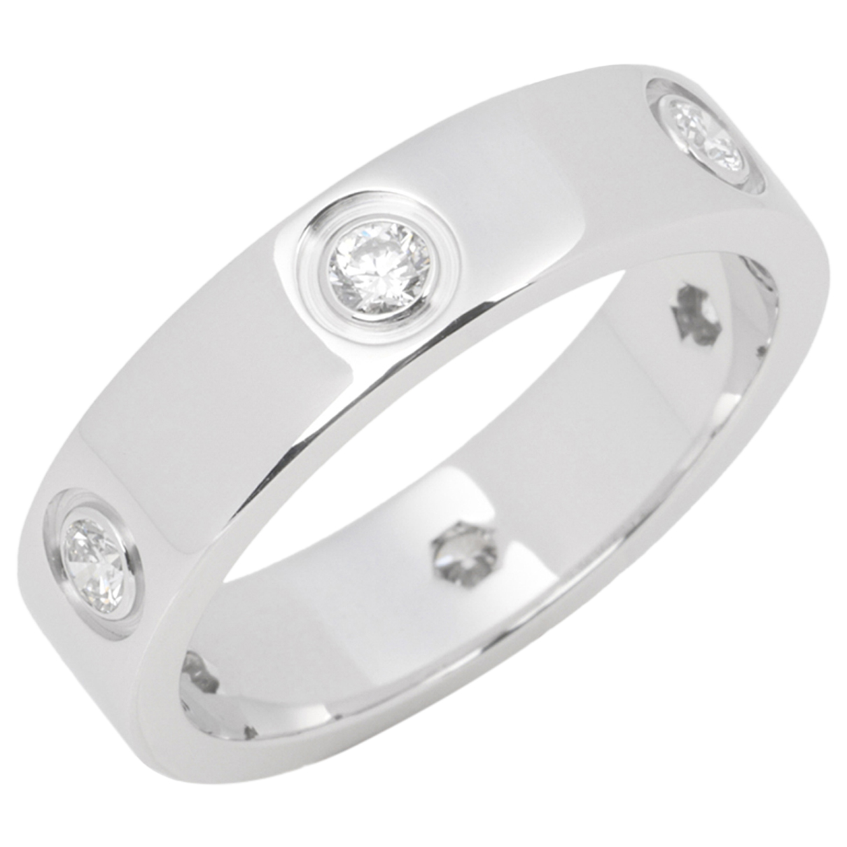 image of Cartier Love white gold ring