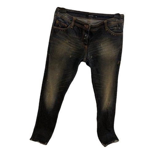 Pre-owned Denny Rose Straight Jeans In Brown