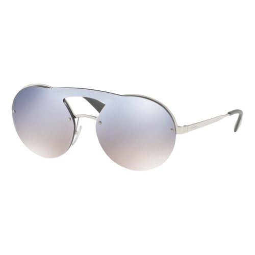 Pre-owned Prada Sunglasses In Metallic