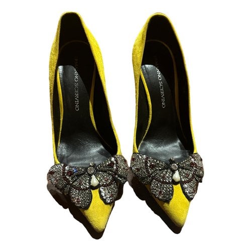 Pre-owned Ermanno Scervino Leather Heels In Yellow