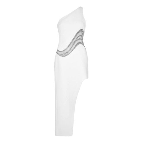Pre-owned David Koma Mid-length Dress In White