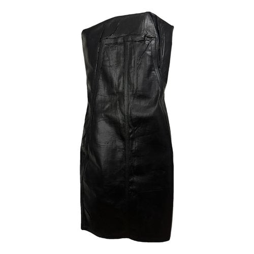 Pre-owned Rick Owens Mini Dress In Black