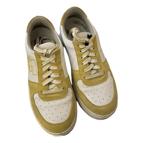 Pre-owned Etro Trainers In Yellow