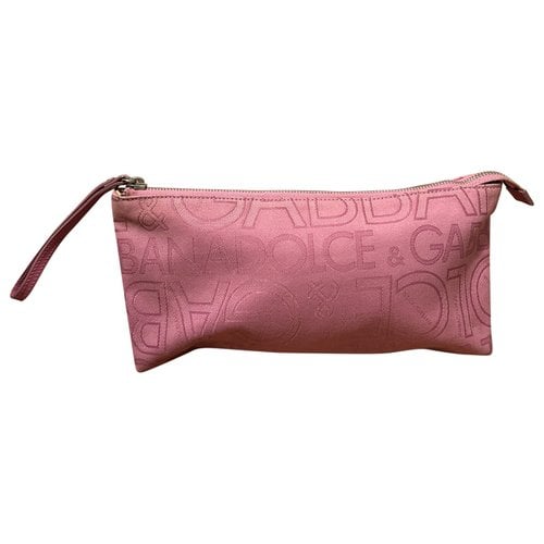 Pre-owned Dolce & Gabbana Clutch Bag In Pink