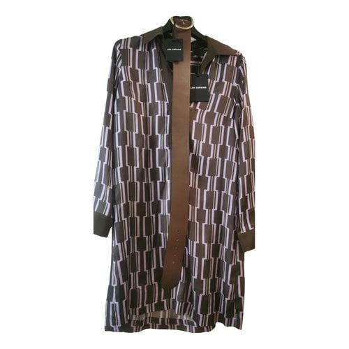 Pre-owned Les Copains Mid-length Dress In Brown