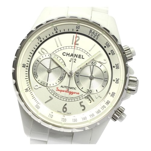 Pre-owned Chanel Watch In Silver