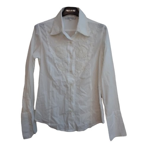Pre-owned Cristinaeffe Blouse In White