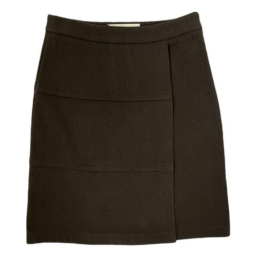 Pre-owned Marni Wool Skirt In Brown