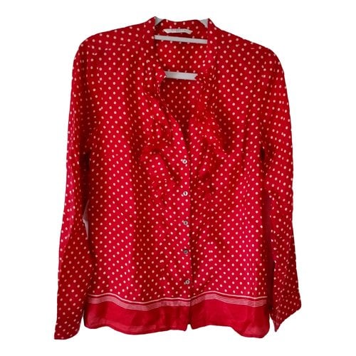 Pre-owned Marella Silk Blouse In Red