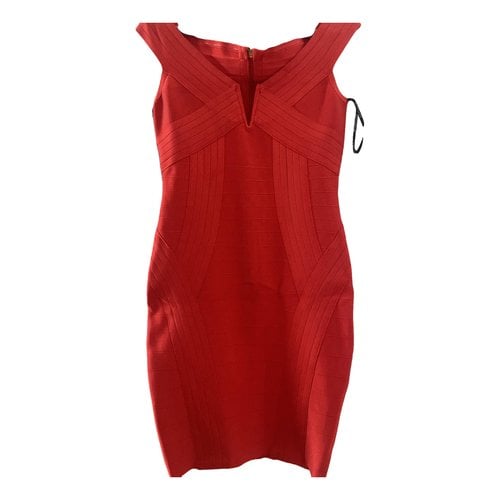 Pre-owned Marciano Mid-length Dress In Red