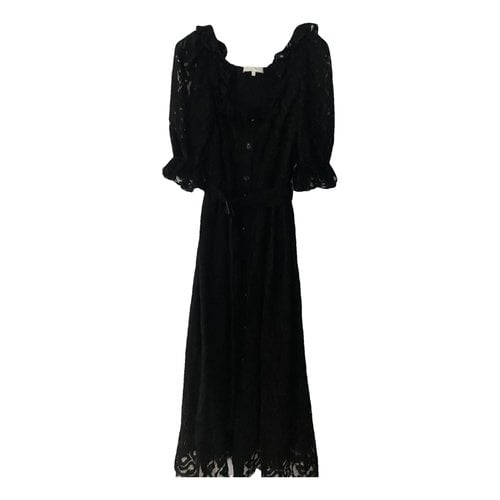 Pre-owned Borgo De Nor Maxi Dress In Black