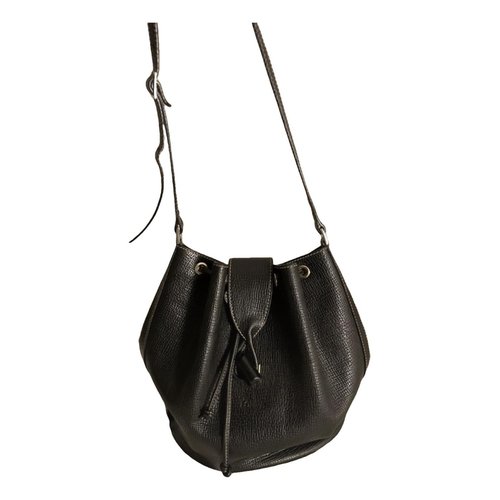 Pre-owned Loewe Balloon Leather Handbag In Black