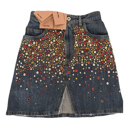 Pre-owned Miu Miu Mid-length Skirt In Other