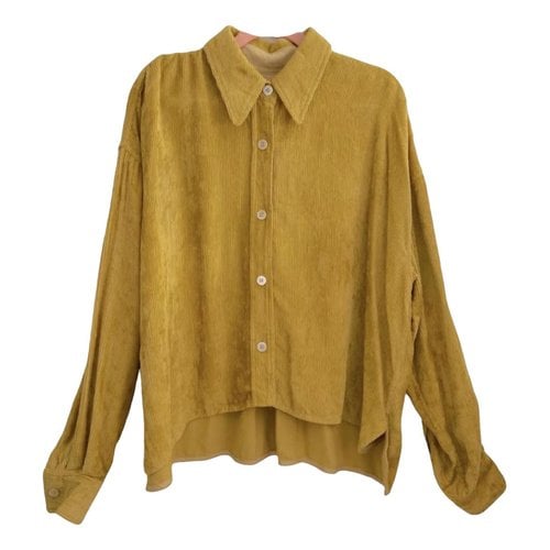 Pre-owned Isabel Marant Blouse In Yellow