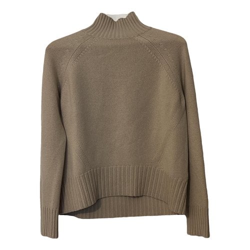 Pre-owned Allude Cashmere Jumper In Beige