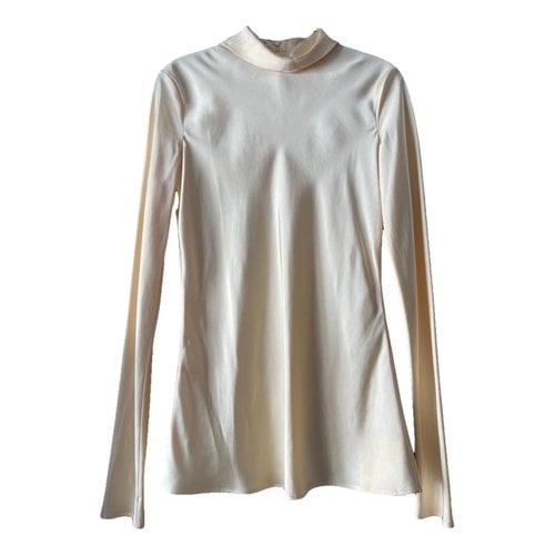 Pre-owned Jil Sander Blouse In Yellow