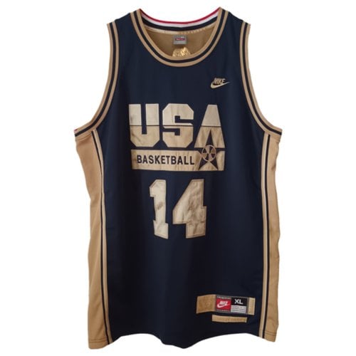 Pre-owned Nike T-shirt In Gold