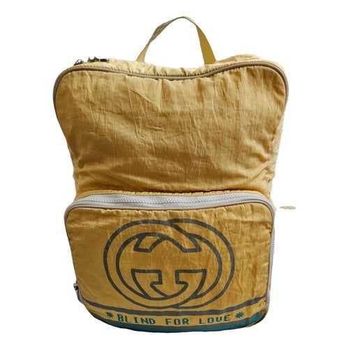 Pre-owned Gucci Bag In Yellow