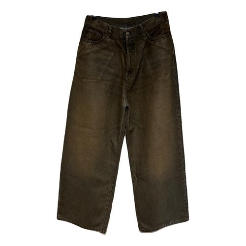 Pre-owned Acne Studios Large Jeans In Brown