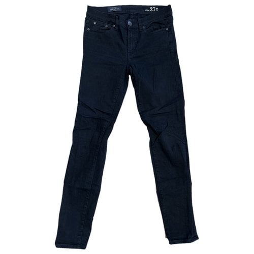 Pre-owned Jcrew Slim Jeans In Black