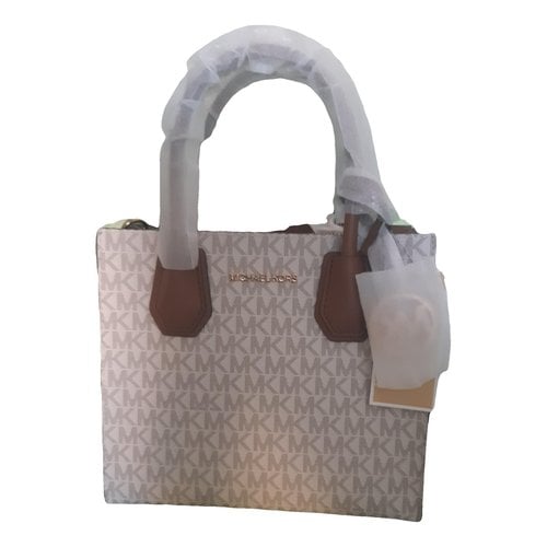 Pre-owned Michael Kors Mercer Leather Tote In Multicolour