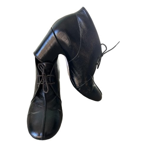 Pre-owned Fausto Santini Leather Boots In Black