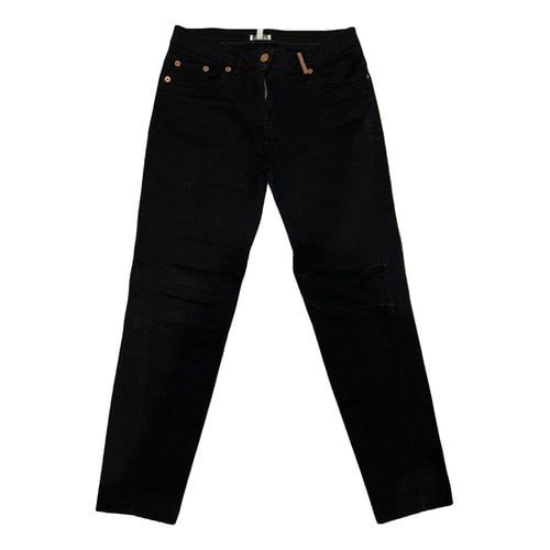 Pre-owned Kenzo Slim Jeans In Black