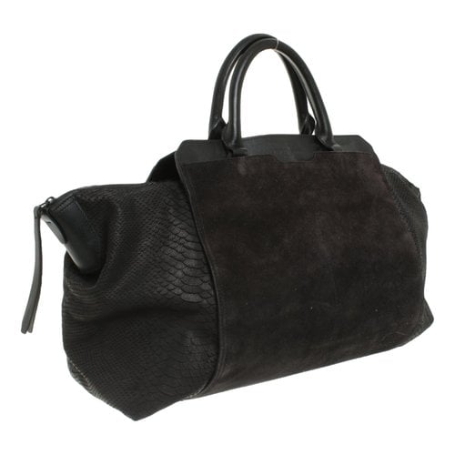 Pre-owned Liebeskind Leather 48h Bag In Black