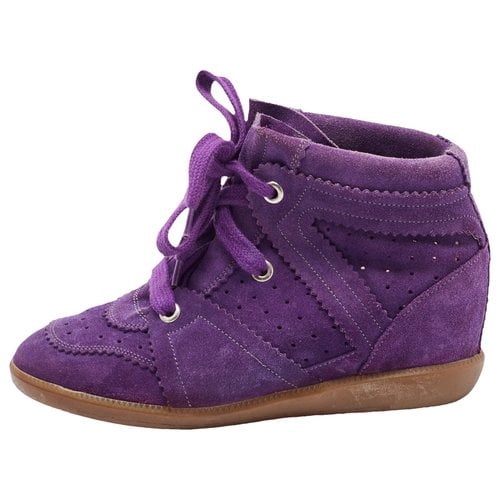 Pre-owned Isabel Marant Trainers In Purple