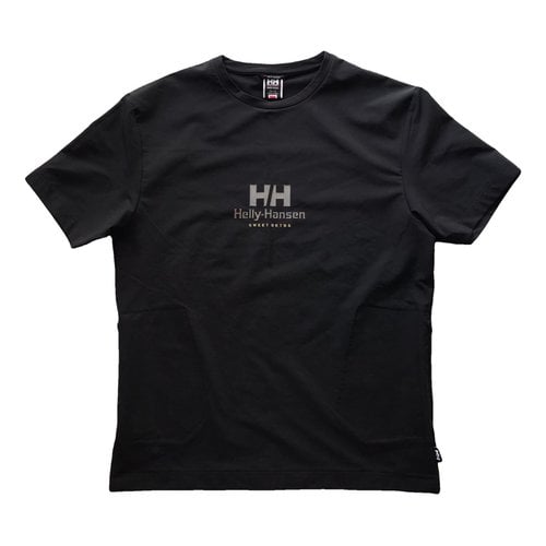 Pre-owned Helly Hansen T-shirt In Black