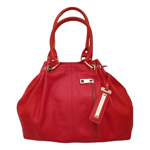 Pre-owned Roberto Verino Leather Handbag In Red