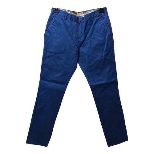 Pre-owned Elevenparis Trousers In Blue
