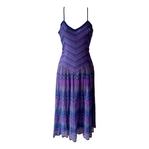 Pre-owned Dior Mid-length Dress In Purple