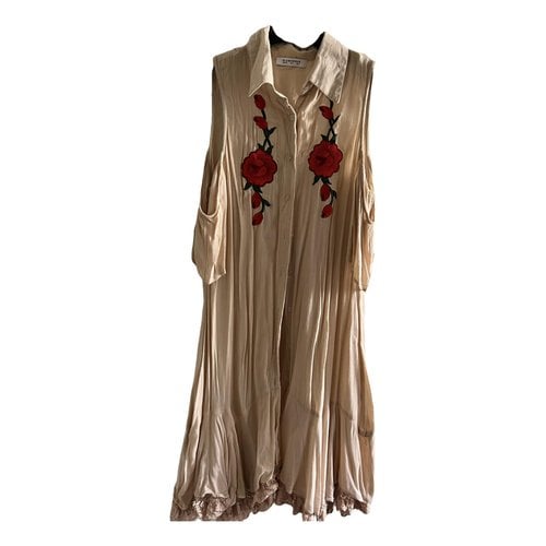 Pre-owned Glamorous Mid-length Dress In Beige
