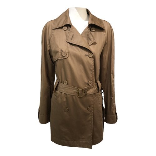 Pre-owned Fay Trench Coat In Camel