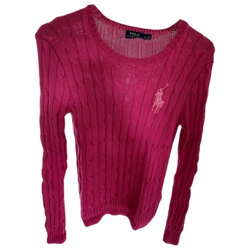 Pre-owned Polo Ralph Lauren Knitwear In Pink