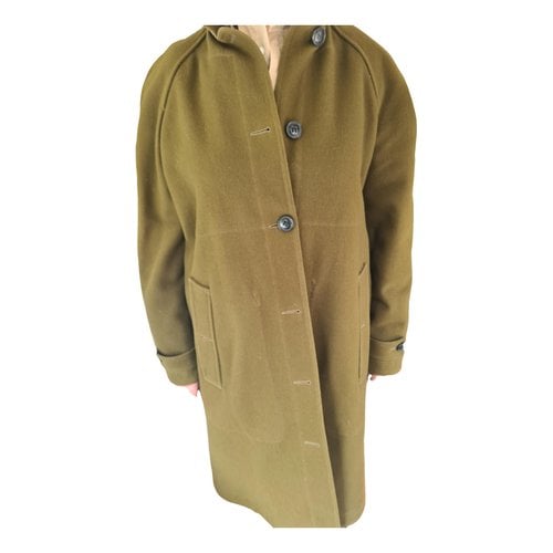 Pre-owned Burberry Linen Jacket In Khaki