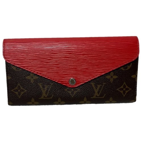 Pre-owned Louis Vuitton Marie Leather Wallet In Multicolour