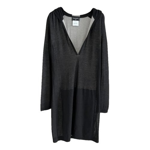 Pre-owned Chanel Cashmere Tunic In Black