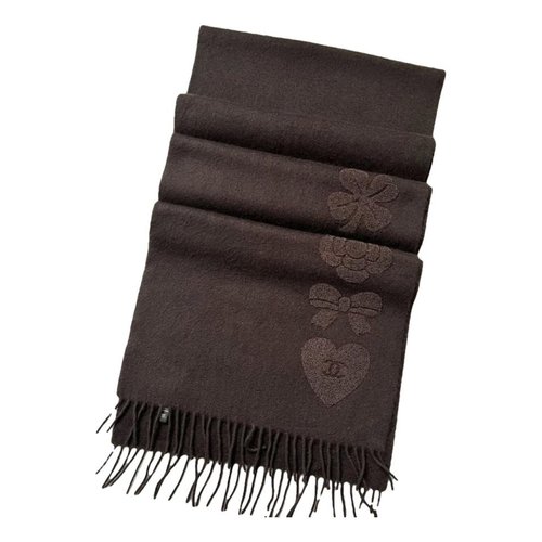 Pre-owned Chanel Cashmere Scarf In Other