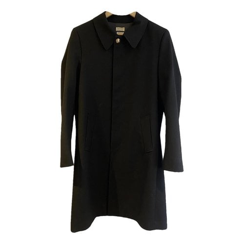 Pre-owned Stefan Cooke Wool Coat In Black