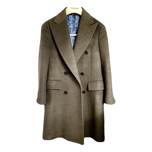 Pre-owned Suitsupply Wool Coat In Green