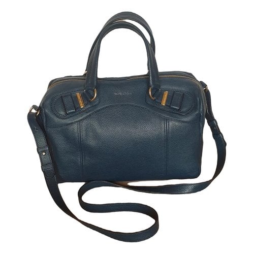 Pre-owned See By Chloé Leather Handbag In Blue