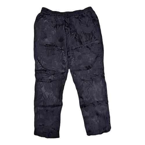 Pre-owned Etro Trousers In Blue
